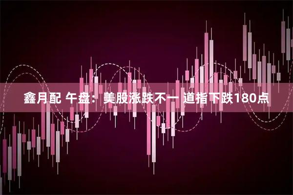鑫月配 午盘：美股涨跌不一 道指下跌180点