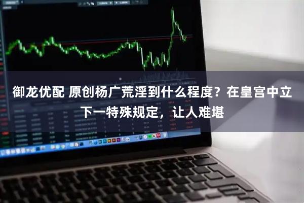 御龙优配 原创杨广荒淫到什么程度？在皇宫中立下一特殊规定，让人难堪
