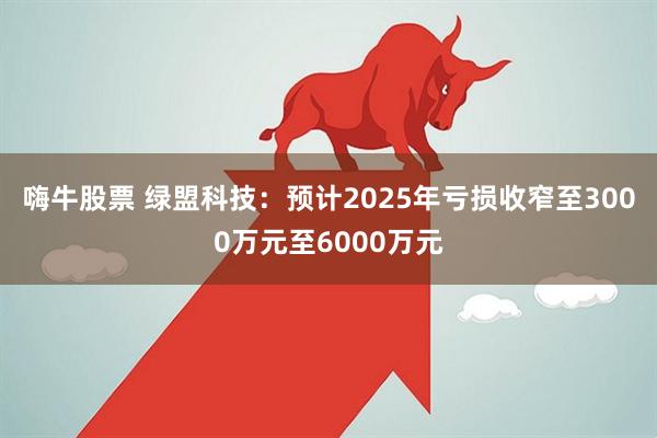 嗨牛股票 绿盟科技：预计2025年亏损收窄至3000万元至6000万元